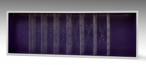 Incógnita. Algodón-Nylon y cuentas. 35x100x12 cm. Año 2012