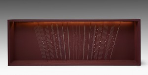 Sólo fuelle. Nylon y cuentas. 35x100x12 cm. Año 2012